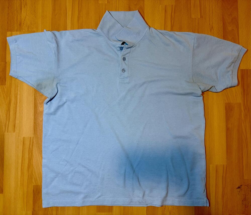 Dickies Polo Shirt Mens XL Light Blue Short Sleeve Workwear 3-Button Casual